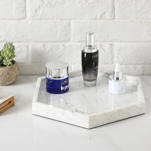 Latitude Run® Kitza Marble Bathroom Tray & Reviews | Wayfair